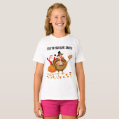 Stay in Your Lane, Santa Photobombing Turkey Tシャツ (正面フル)