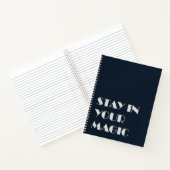 Stay In Your Magic Minimalist Notebook ノートブック (内部)