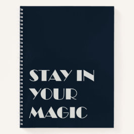 Stay In Your Magic Minimalist Notebook ノートブック