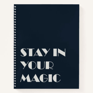 Stay In Your Magic Minimalist Notebook ノートブック