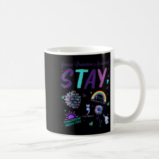 Stay It Ok今もし日の仕事はBr コーヒーマグカップ (右)