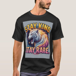 Stay Kind Stay Rare | Bold Rare Animal Quote T-Shi Tシャツ