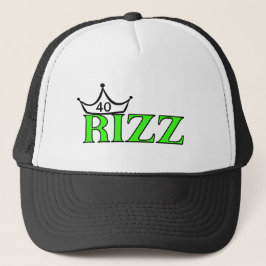 Stay Legendary with the "40 RIZZ" Birthday Hat キャップ