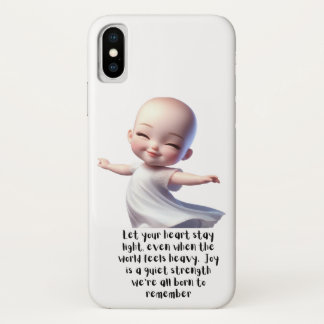 Stay light, stay Joyful - やる気を起こさせる Art iPhone X ケース
