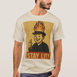 Stay Lit Tシャツ