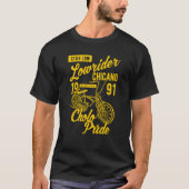 Stay Low Cholo Pride Chicano Lowrider Bicycle Retr Tシャツ (正面)