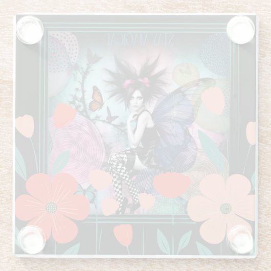 Stay Magical  ガラスコースター (裏面)