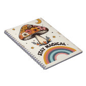 Stay Magical Mushroom Notebook | Boho Cute Journal ノートブック (右側)