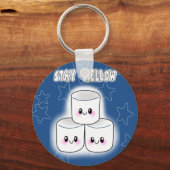 Stay Mellow Marshmallow キーホルダー (正面)
