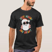 Stay Merry And Bright Retro Boho Christmas Holiday Tシャツ (正面)
