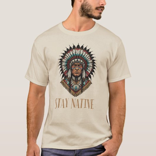 Stay Native  Tシャツ (正面)