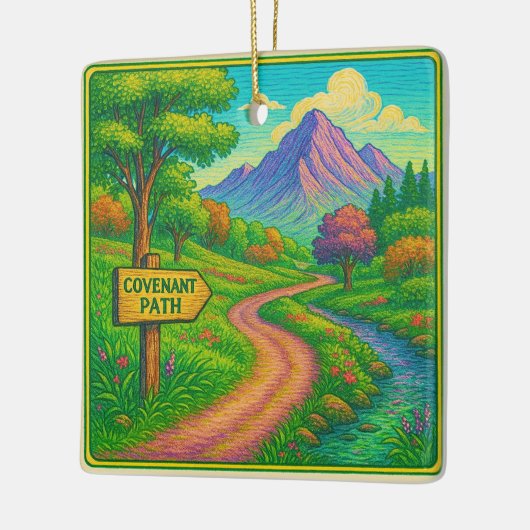 Stay on the Covenant Path セラミックオーナメント (左)