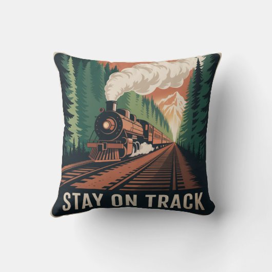 Stay On Track クッション (裏面)