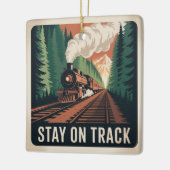 Stay On Track セラミックオーナメント (左)