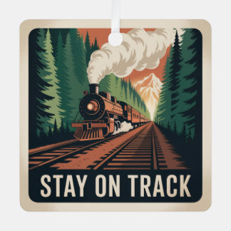 Stay On Track メタルオーナメント
