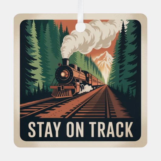 Stay On Track メタルオーナメント (正面)