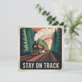 Stay On Track 招待状 (スタンド正面)