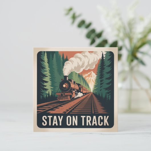 Stay On Track 招待状 (スタンド正面)