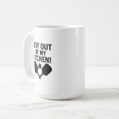 Stay Out of My Kitchen Premium コーヒーマグカップ (正面左)