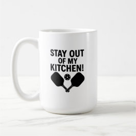 Stay Out of My Kitchen Premium コーヒーマグカップ