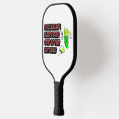 Stay Out the Kitchen Pickleball ピックルボールラケット (左)