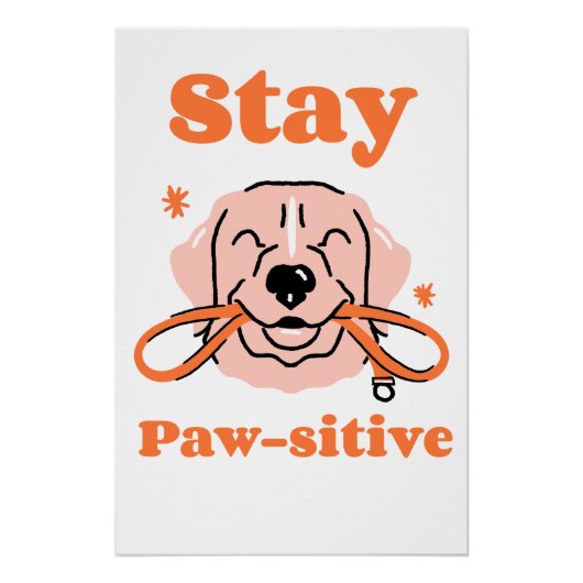 Stay Paw-sitive ポスター (正面)