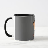 Stay Pawsitive Cute Puppy Dog Coffee Mug マグカップ (左)