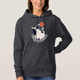 Stay Pawsitive Cute Tuxedo Cat Motivational Hoodie パーカ