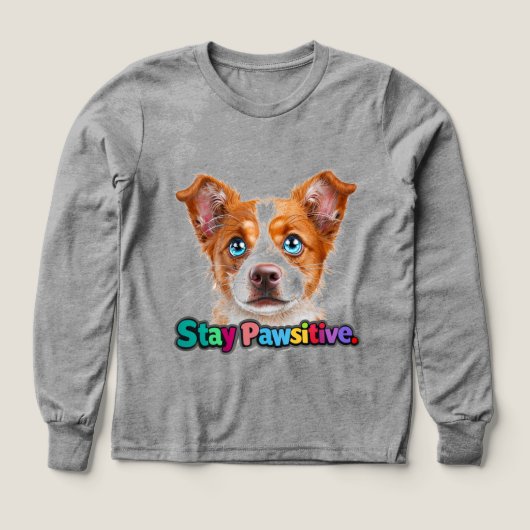 Stay pawsitive dog edition (デザイン正面)