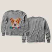 Stay pawsitive dog edition (デザイン 正面＆背面)