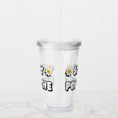 Stay Positive アクリルタンブラー (右)