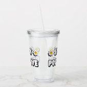 Stay Positive アクリルタンブラー (左)