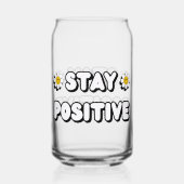Stay Positive ガラス缶 (正面)