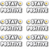Stay Positive シール (正面)