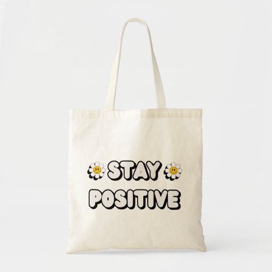 Stay Positive トートバッグ (正面)