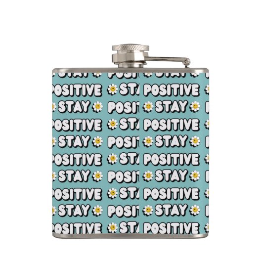 Stay Positive フラスク (裏面)