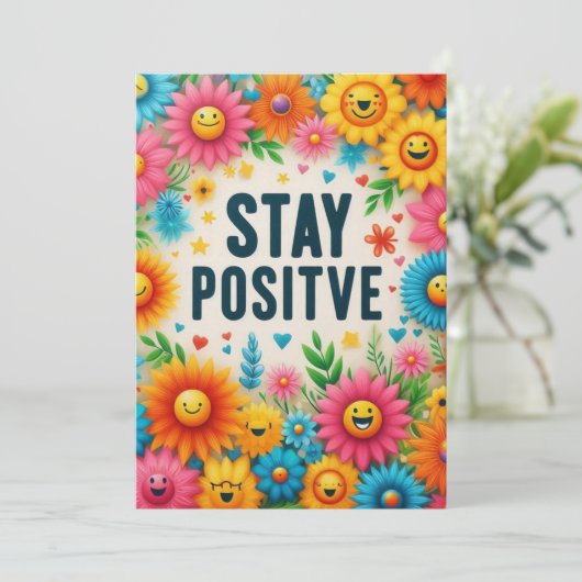 stay positive 招待状 (スタンド正面)