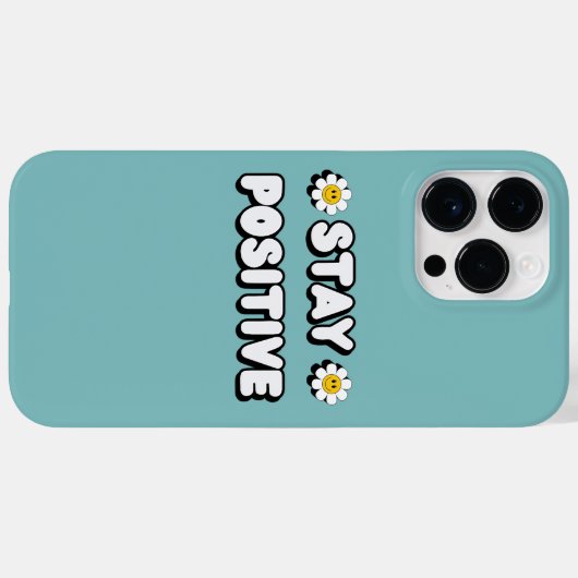 Stay Positive Case-Mate iPhoneケース (裏面 (横))