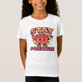 Stay Positive | Funny Retro Cartoon Motivational Tシャツ