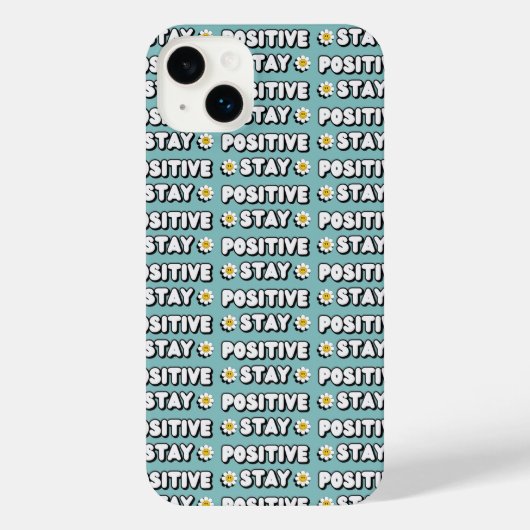 Stay Positive iPhoneケース (裏面)