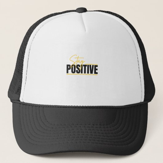 Stay Positive – Motivational Cap キャップ (正面)