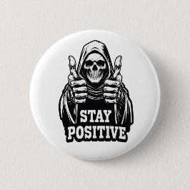 Stay Positve 缶バッジ