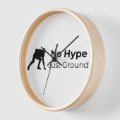 Stay Real, Stay Grounded – Modern Gift for Wall or 壁時計 (傾斜)