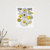 Stay Safe 20"x24"マットポスター ポスター (キッチン)