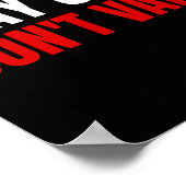 Stay Safe Don't Vape Anti-vang  ポスター (角)