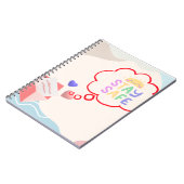 Stay Safe Spiral Notebookパーソナライズされた Journals ノートブック (左側)