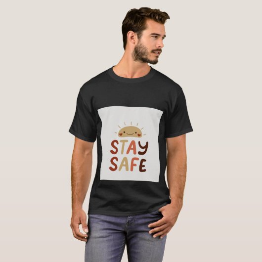 Stay safe  tシャツ (正面フル)