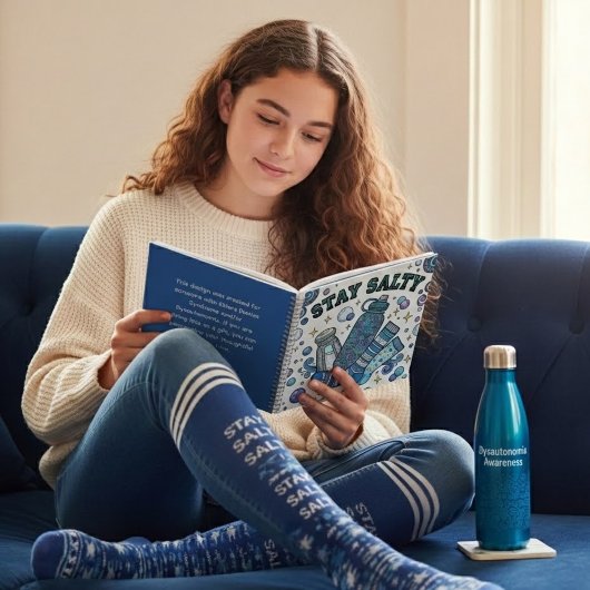 Stay Salty Dysautonomia Spiral Notebook ノートブック