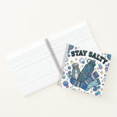 Stay Salty Dysautonomia Spiral Notebook ノートブック (内部)
