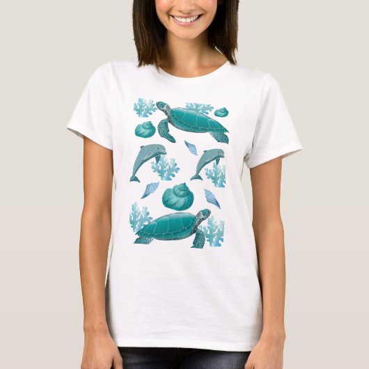 Stay Salty Tee | 海の雰囲気デザイン Tシャツ (正面)